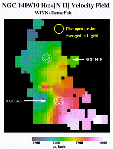 NGC 1409/10 Doppler map