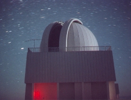 CTIO 1.5 dome by moonlight