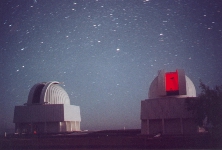 CTIO domes by moonlight