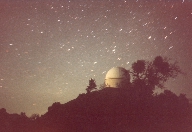 Lick dome by night