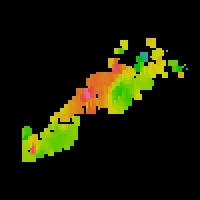 M87 Doppler velocity map