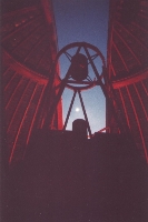Moon over 1-m Nickel telescope